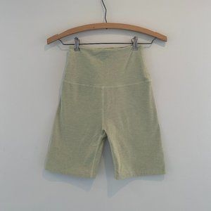 Beyond Yoga Spacedye High Waisted Biker Short, Size S, Lime
